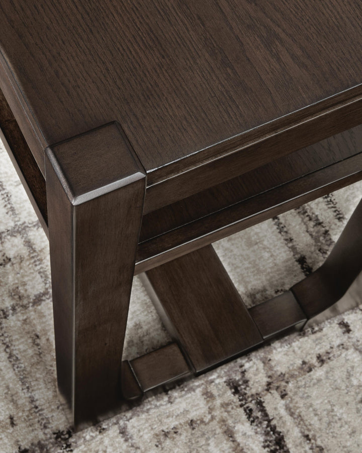 Breckington Sofa Table - Dark Brown (5)