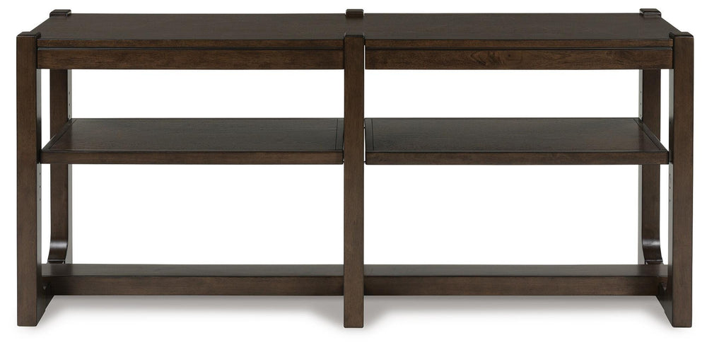 Breckington Sofa Table - Dark Brown (3)