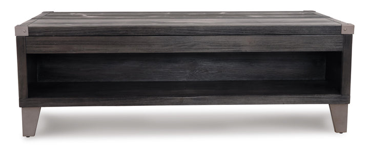 Todoe Coffee Table with Lift Top - Dark Gray (15)