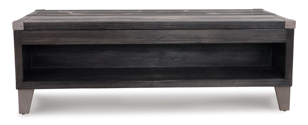 Todoe Coffee Table with Lift Top - Dark Gray (15)