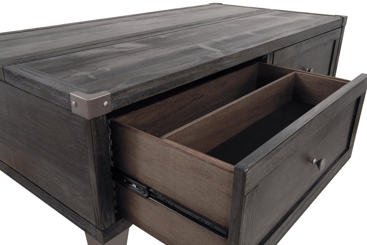 Todoe Coffee Table with Lift Top - Dark Gray (16)