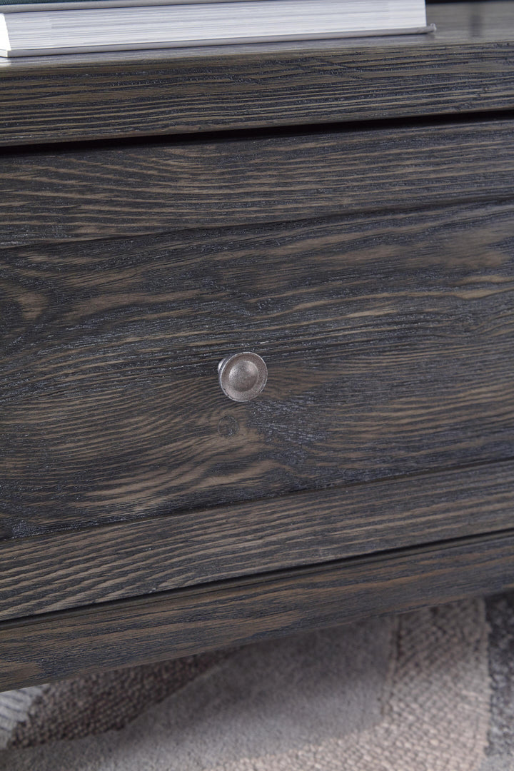 Todoe Coffee Table with Lift Top - Dark Gray (7)