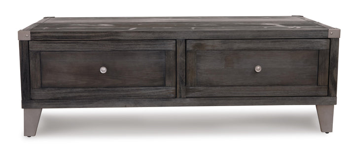 Todoe Coffee Table with Lift Top - Dark Gray (9)