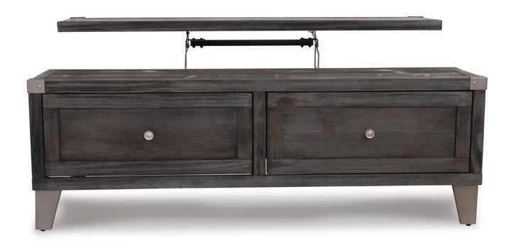 Todoe Coffee Table with Lift Top - Dark Gray (10)