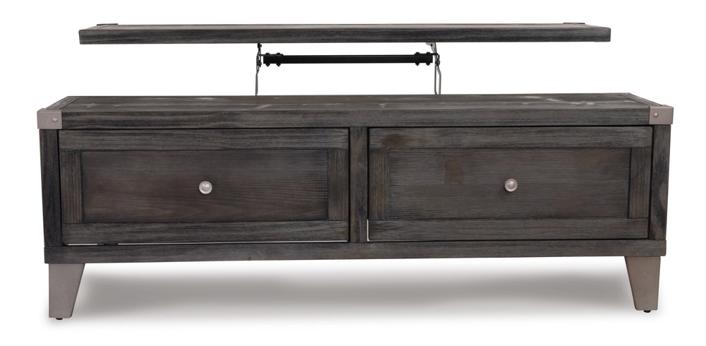 Todoe Coffee Table with Lift Top - Dark Gray (10)