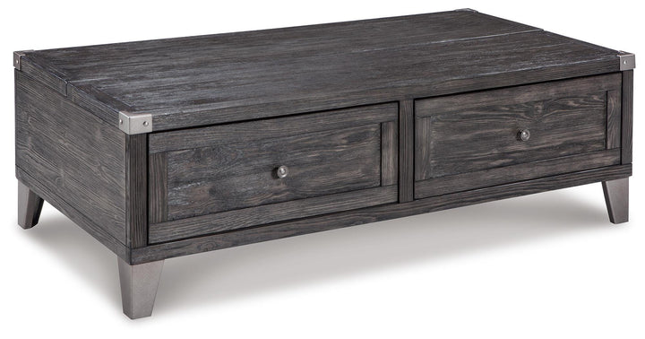Todoe Coffee Table with Lift Top - Dark Gray (1)