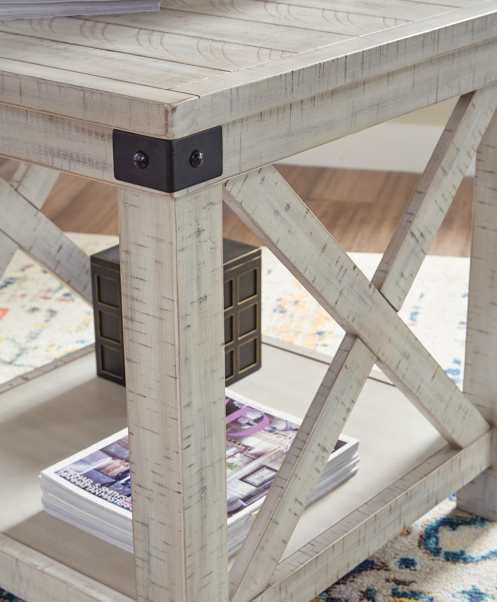 Carynhurst End Table - Beige (6)