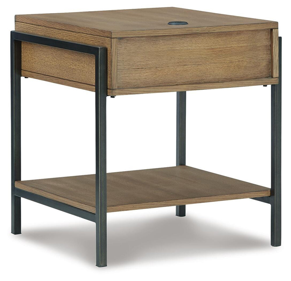 Fridley End Table - Dark Brown (5)