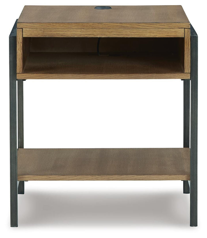 Fridley End Table - Dark Brown (3)