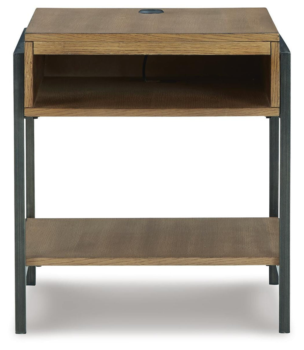 Fridley End Table - Dark Brown (3)