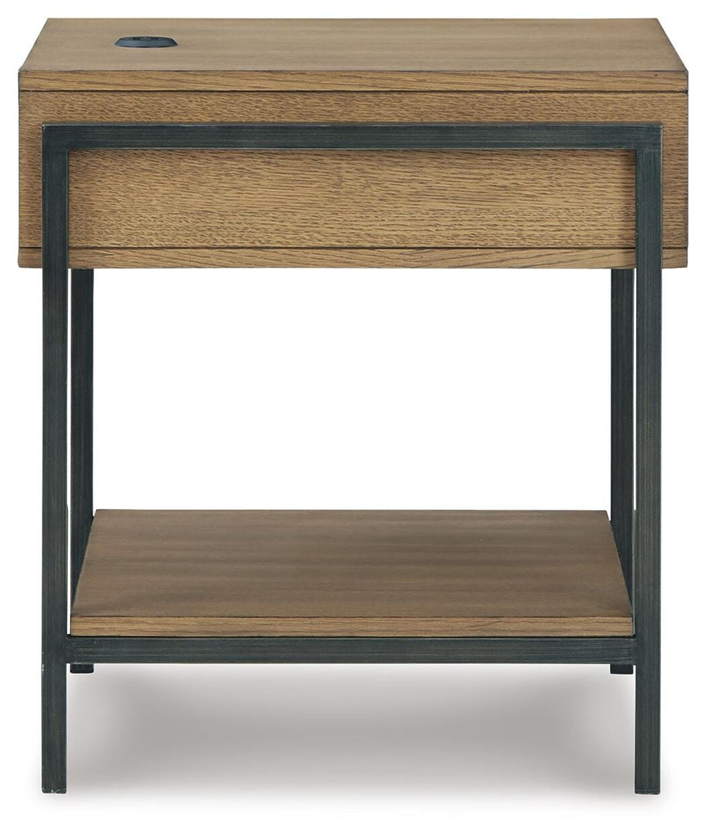 Fridley End Table - Dark Brown (4)