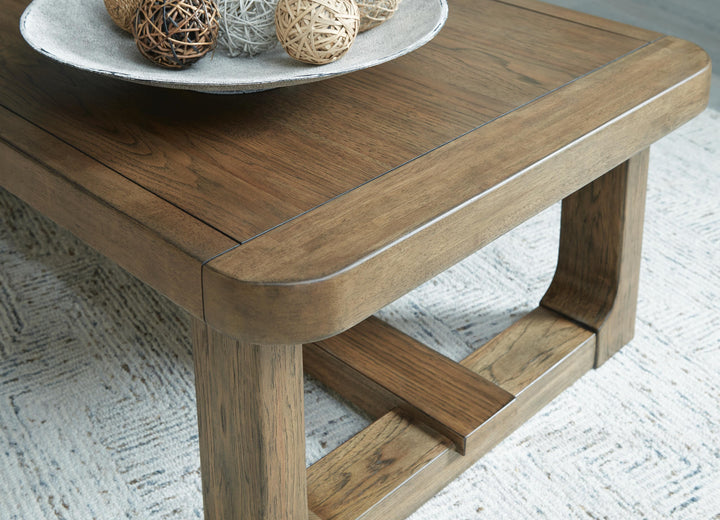 Cabalynn Coffee Table - Light Brown (7)