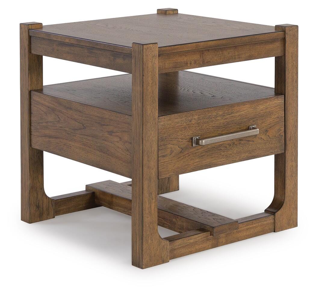 Cabalynn End Table - Light Brown (1)
