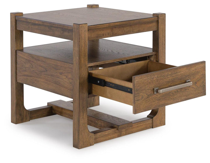 Cabalynn End Table - Light Brown (3)