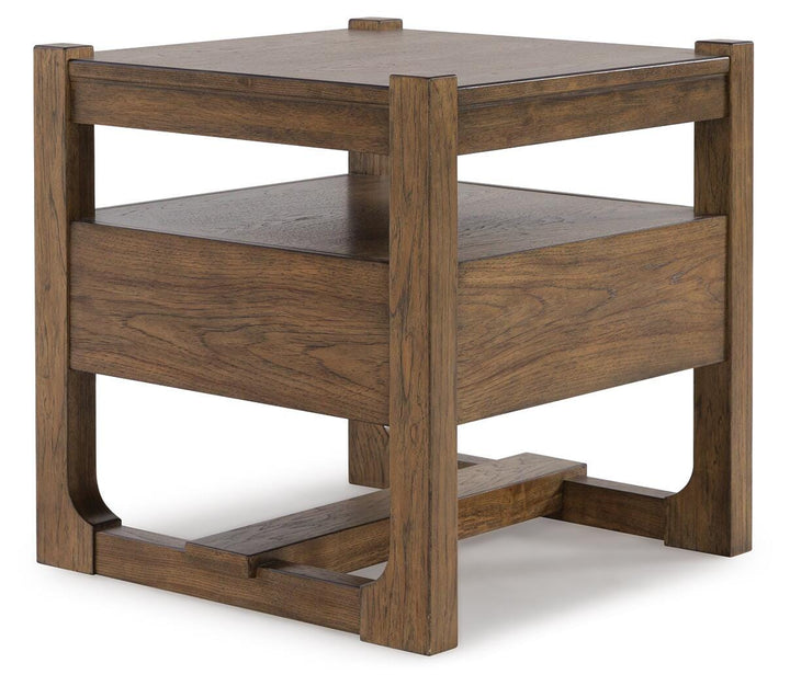 Cabalynn End Table - Light Brown (6)