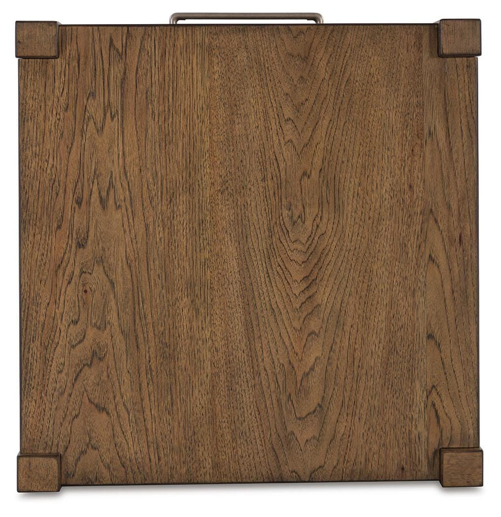 Cabalynn End Table - Light Brown (8)
