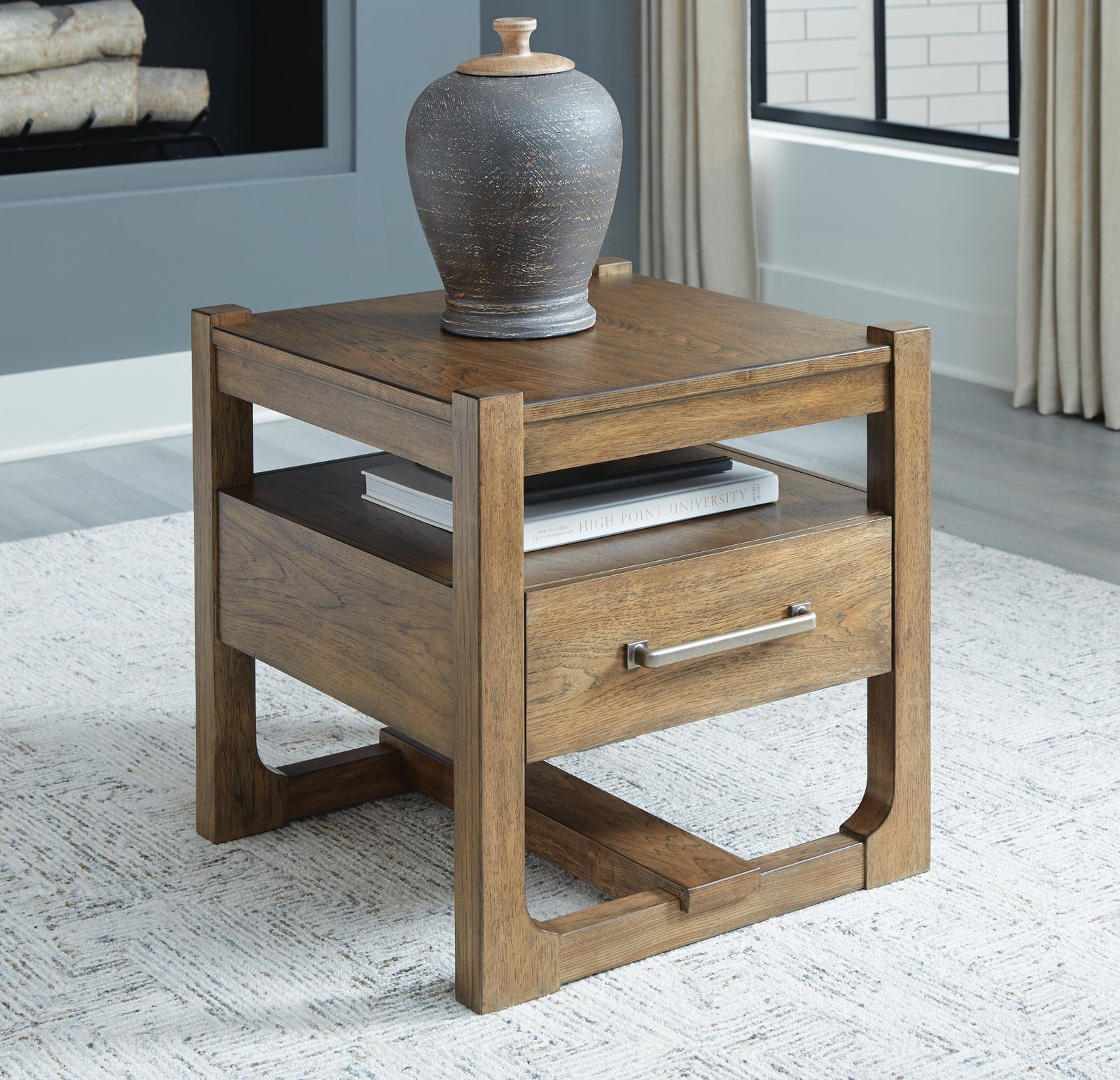 Cabalynn End Table - Light Brown (2)
