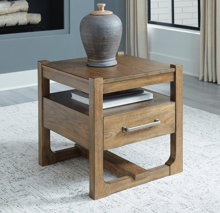 Cabalynn End Table - Light Brown (2)