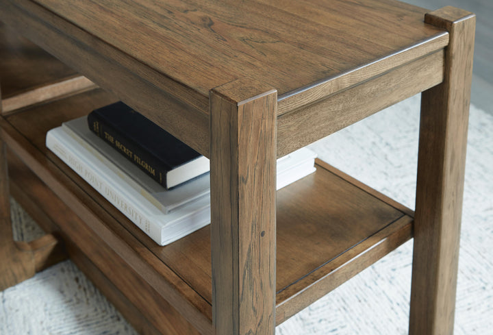 Cabalynn Sofa Table - Light Brown (5)