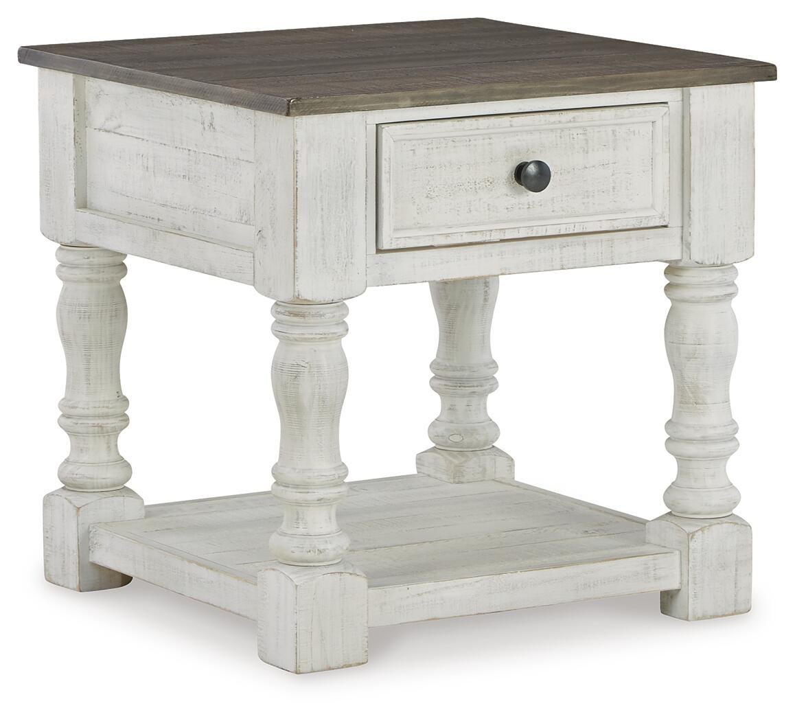 Havalance End Table - White (1)
