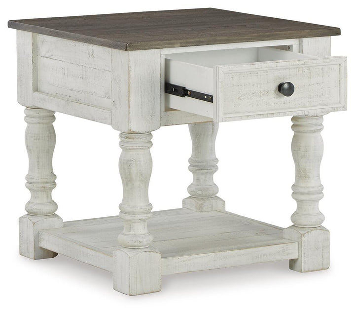 Havalance End Table - White (3)