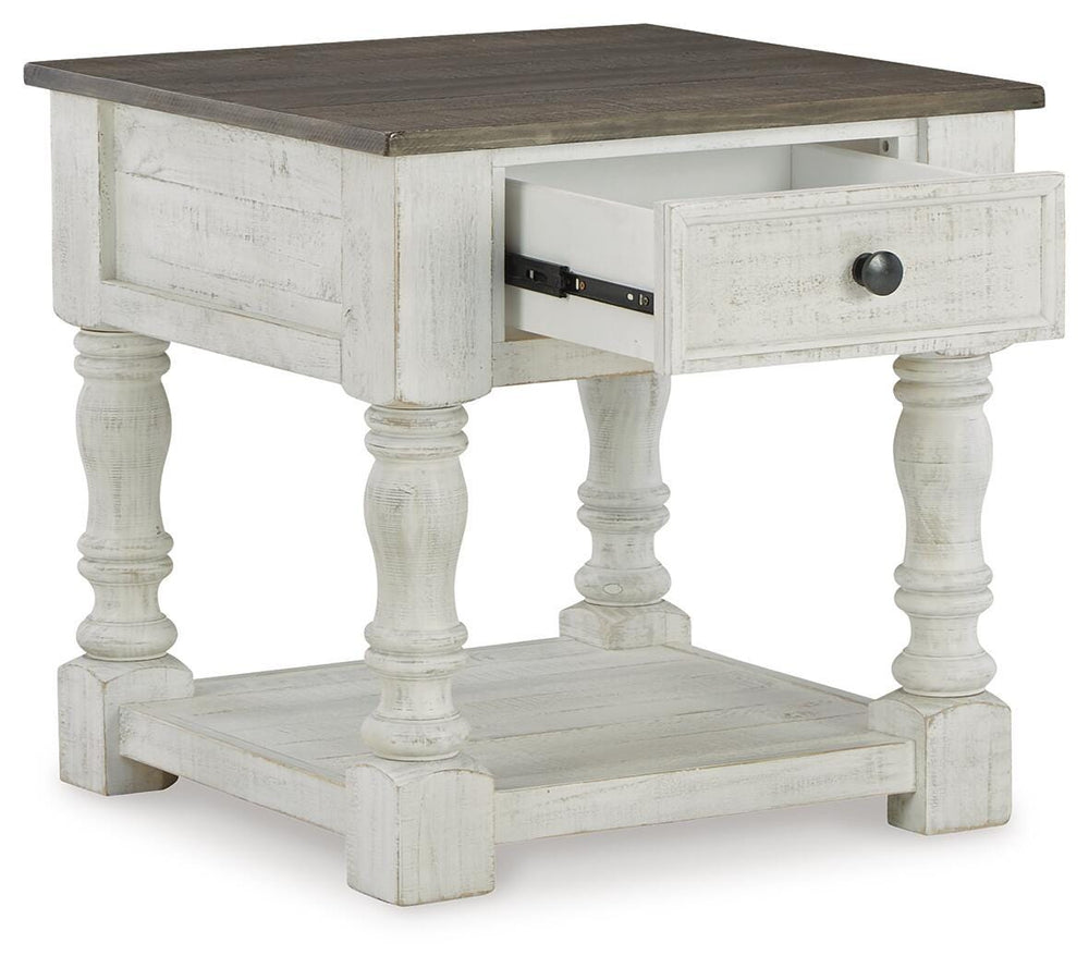 Havalance End Table - White (3)