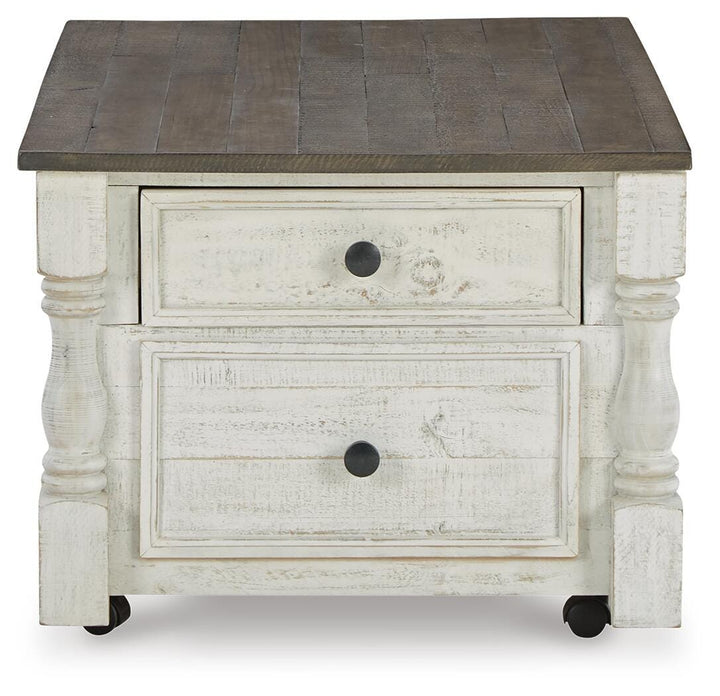 Havalance Lift-Top Coffee Table - White (5)