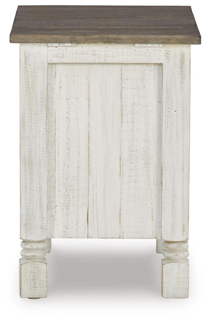 Havalance Chairside End Table - White (6)