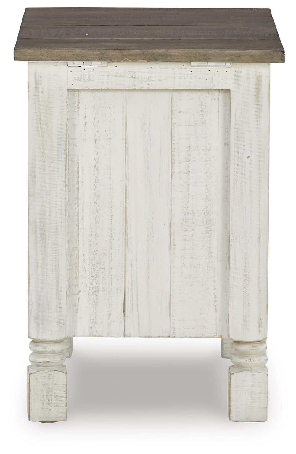Havalance Chairside End Table - White (6)