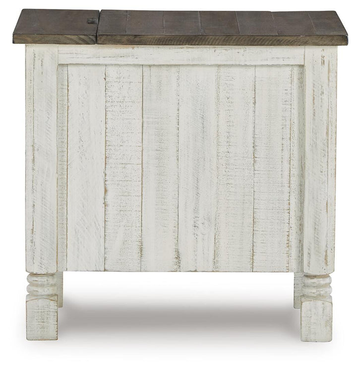 Havalance Chairside End Table - White (5)