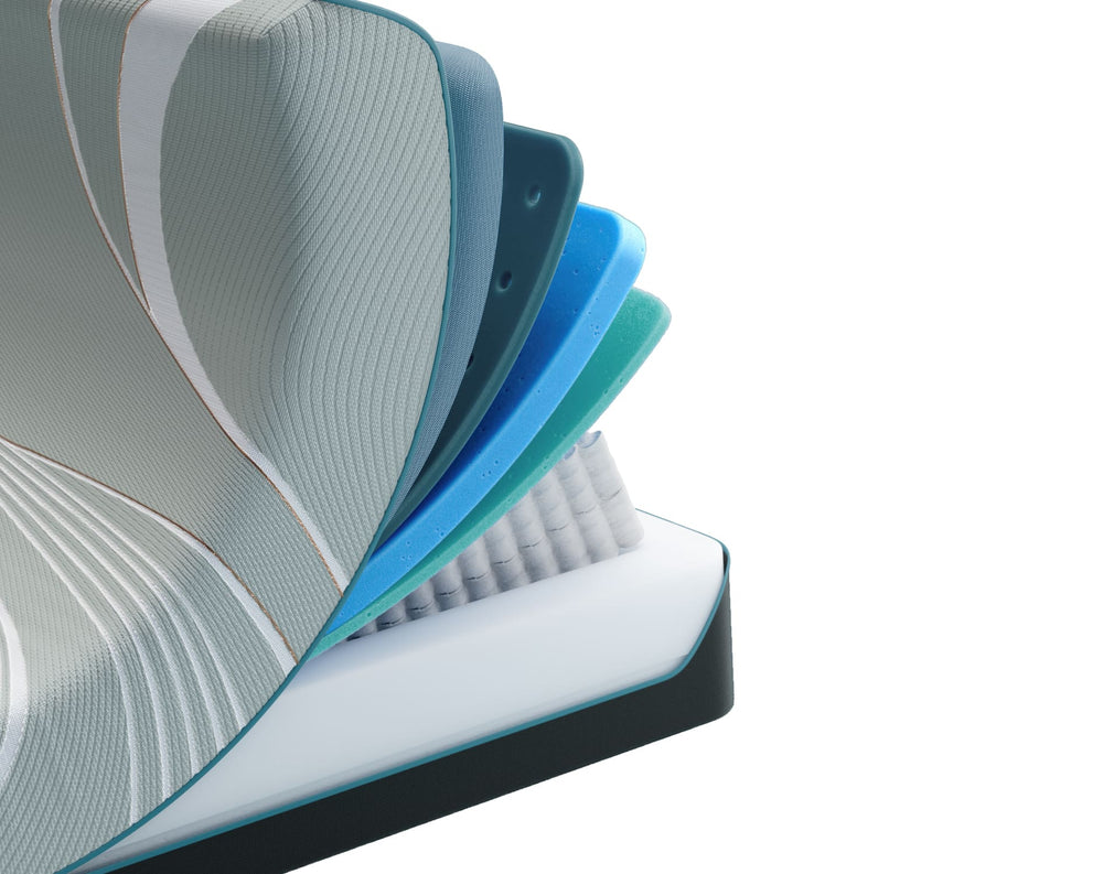 TEMPUR-LuxeAdapt Medium Hybrid corner cutaway