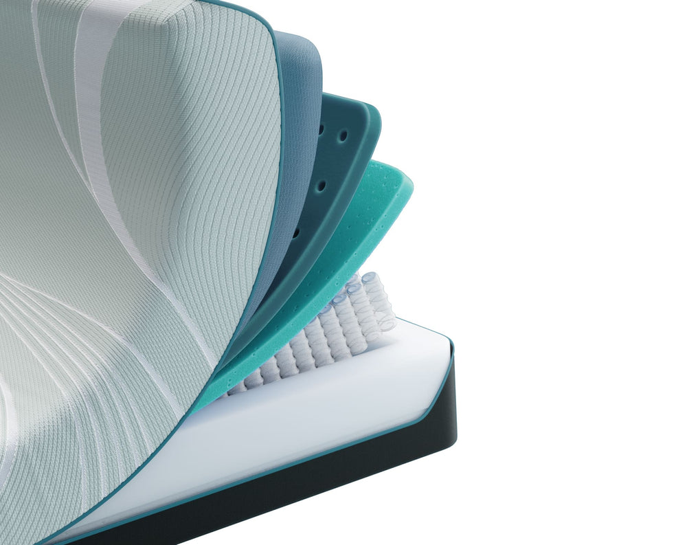 TEMPUR-ProAdapt Medium Hybrid corner cutaway