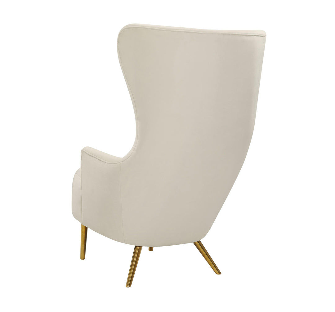 Julia Performance Velvet Wingback Accent Chair by Inspire Me! Home Decor