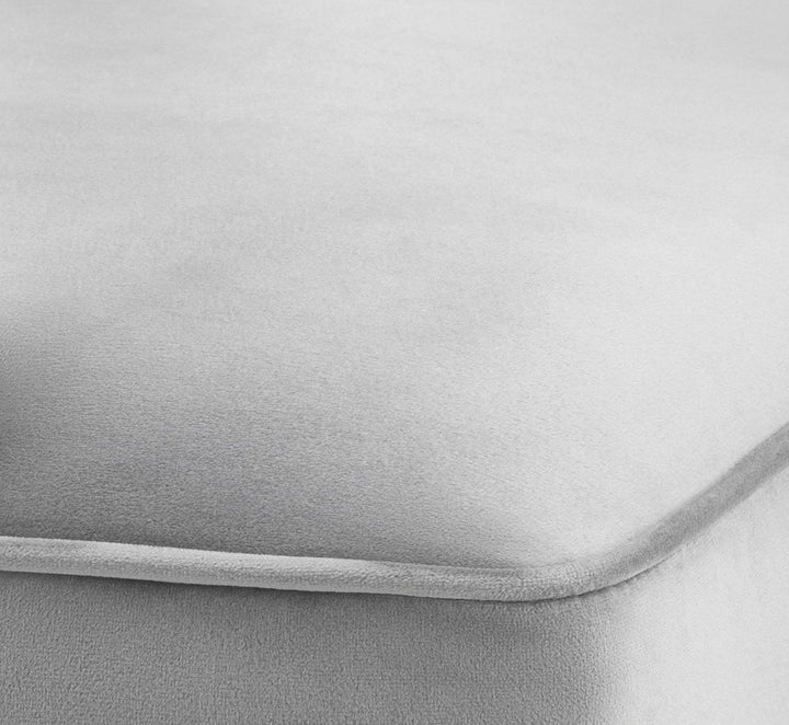 Tiffany Grey Performance Velvet Dining Chair