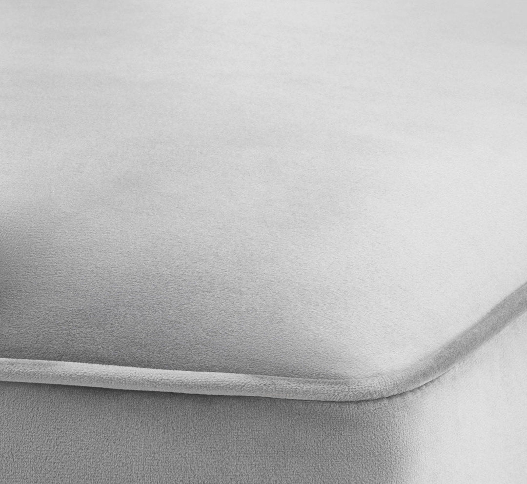 Tiffany Grey Performance Velvet Dining Chair