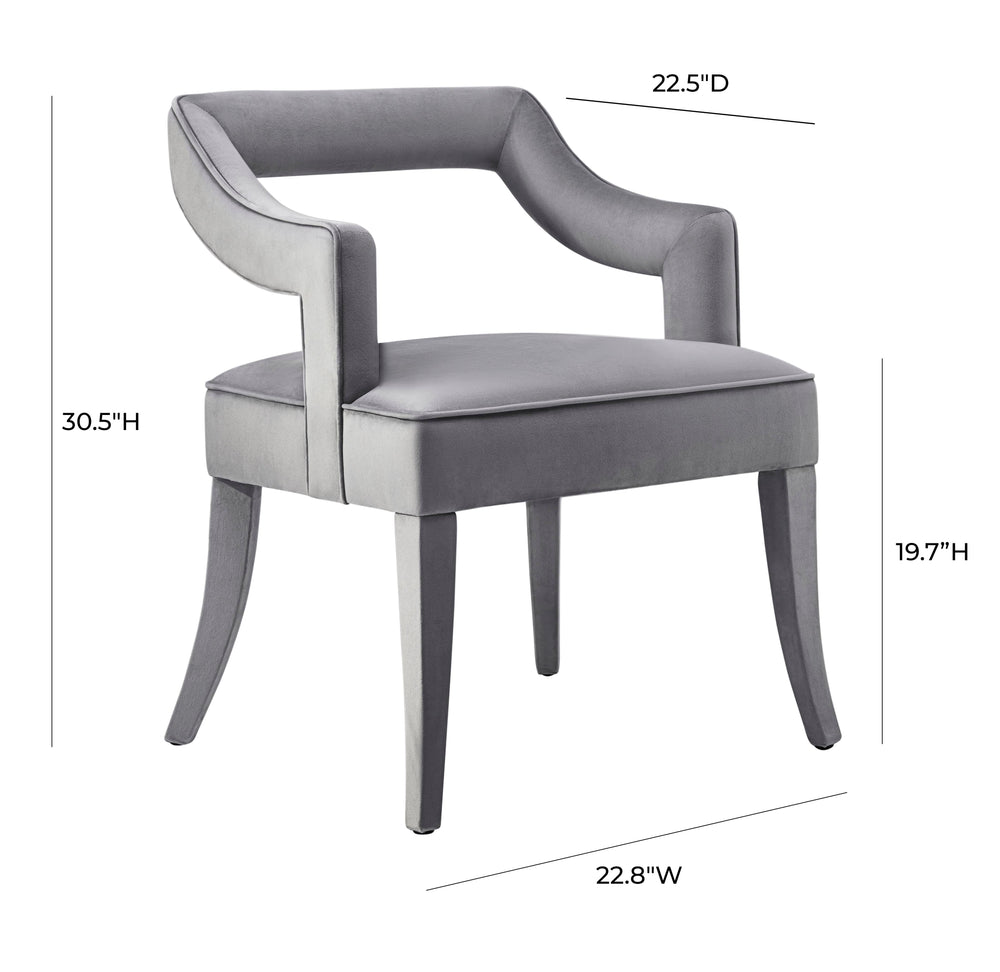 Tiffany Performance Velvet Dining Chair