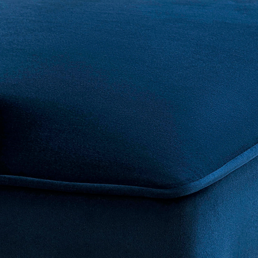 Tiffany Navy Performance Velvet Dining Chair