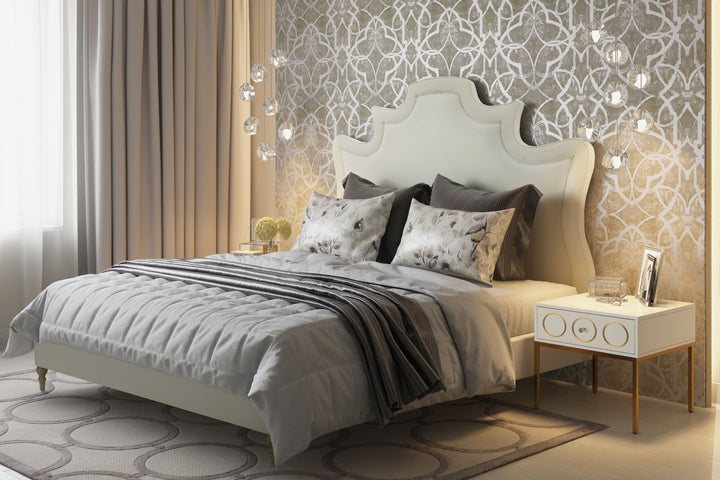 Serenity Cream Performance Velvet Bed - King