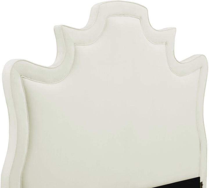 Serenity Cream Performance Velvet Bed - King