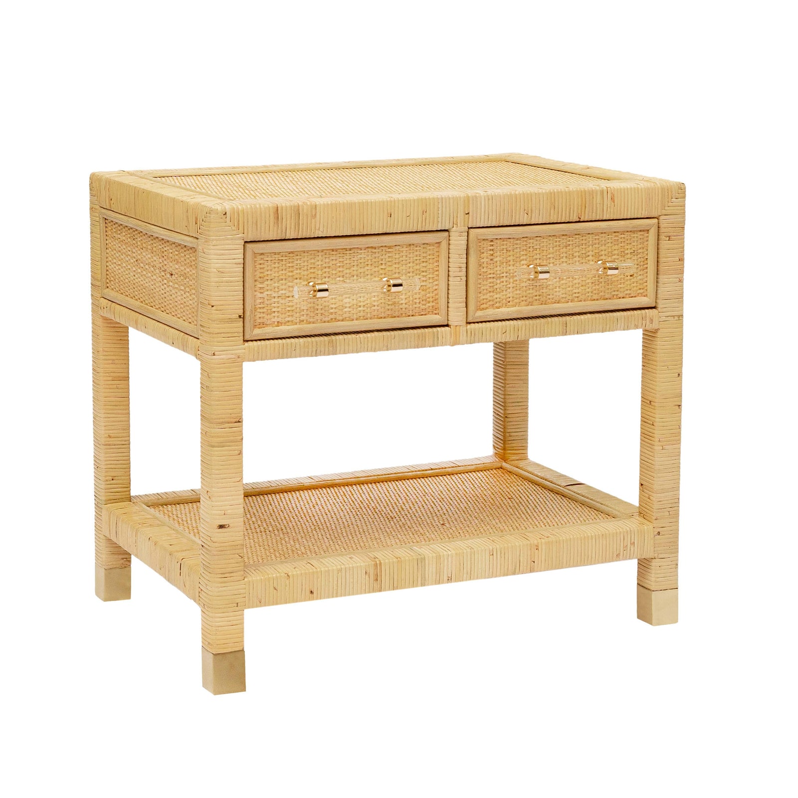 TOV Furniture Amara 25" Natural Rattan Nightstand