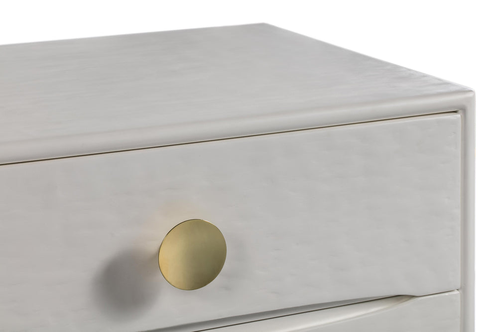 Divine 38" White 5-Drawer Chest