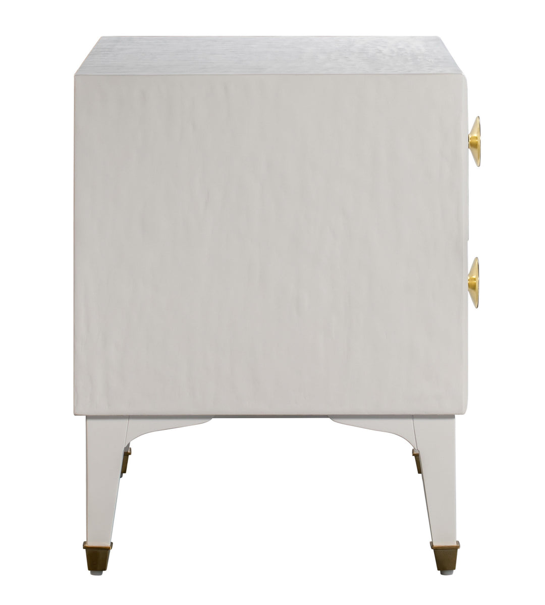 Divine 25" White 2-Drawer Nightstand