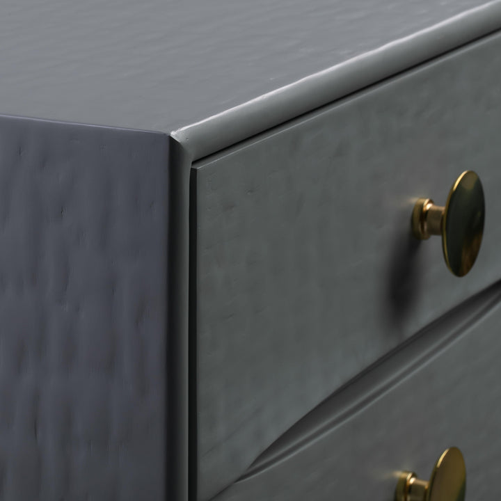 Divine 25" Grey 2-Drawer Nightstand