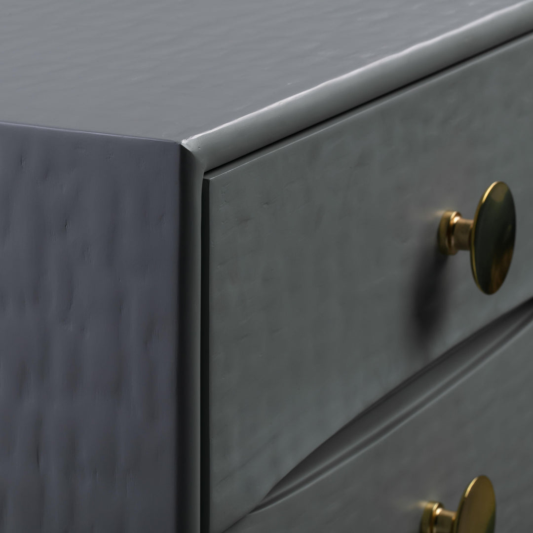Divine 25" Grey 2-Drawer Nightstand