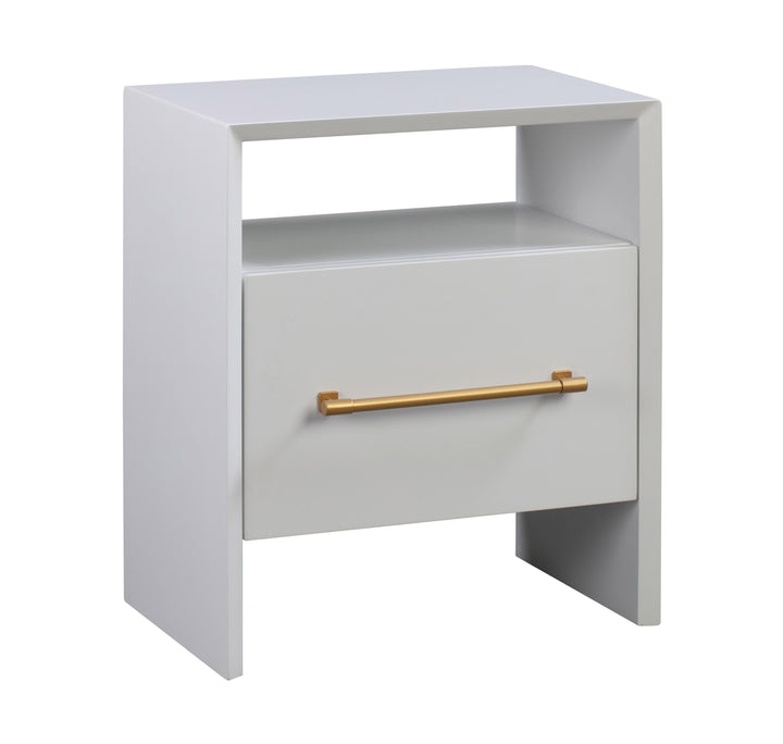 Libre 23" White Nightstand With Drawer