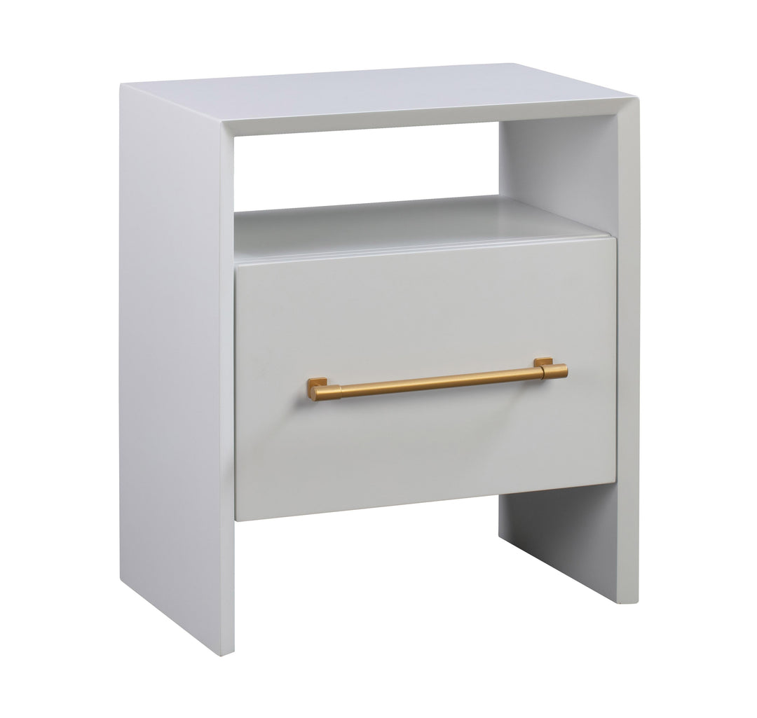 Libre 23" White Nightstand With Drawer