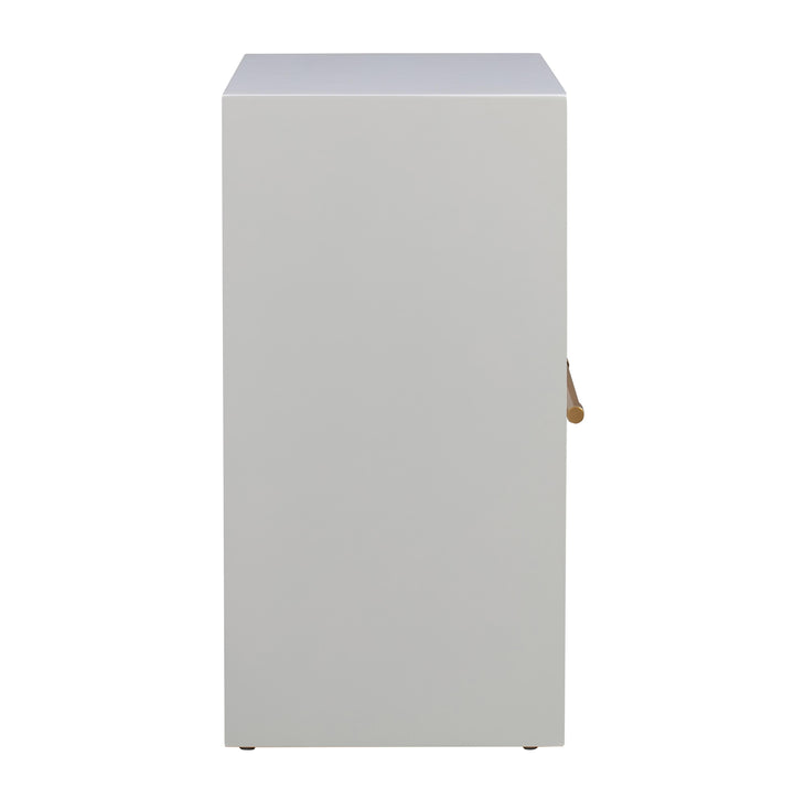 Libre 23" White Nightstand With Drawer