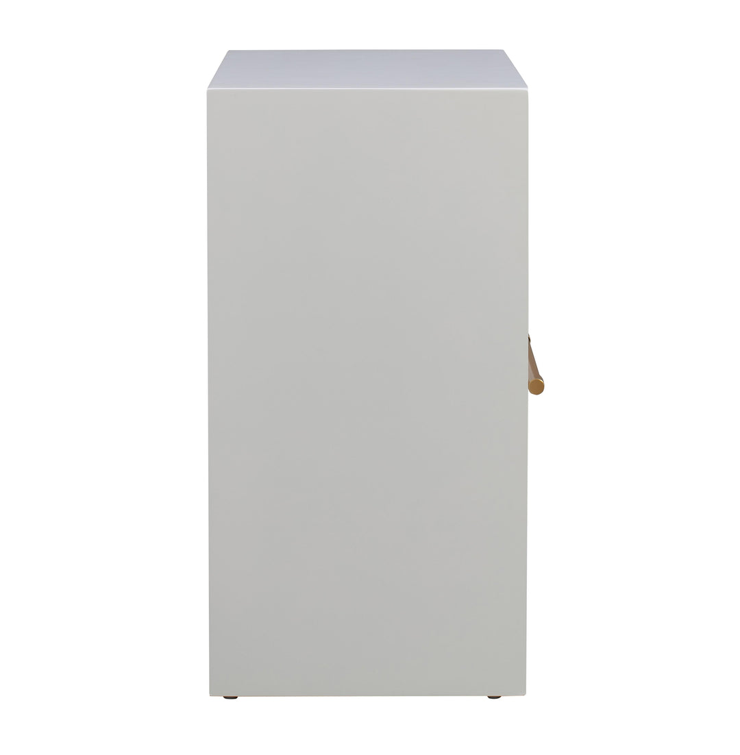 Libre 23" White Nightstand With Drawer