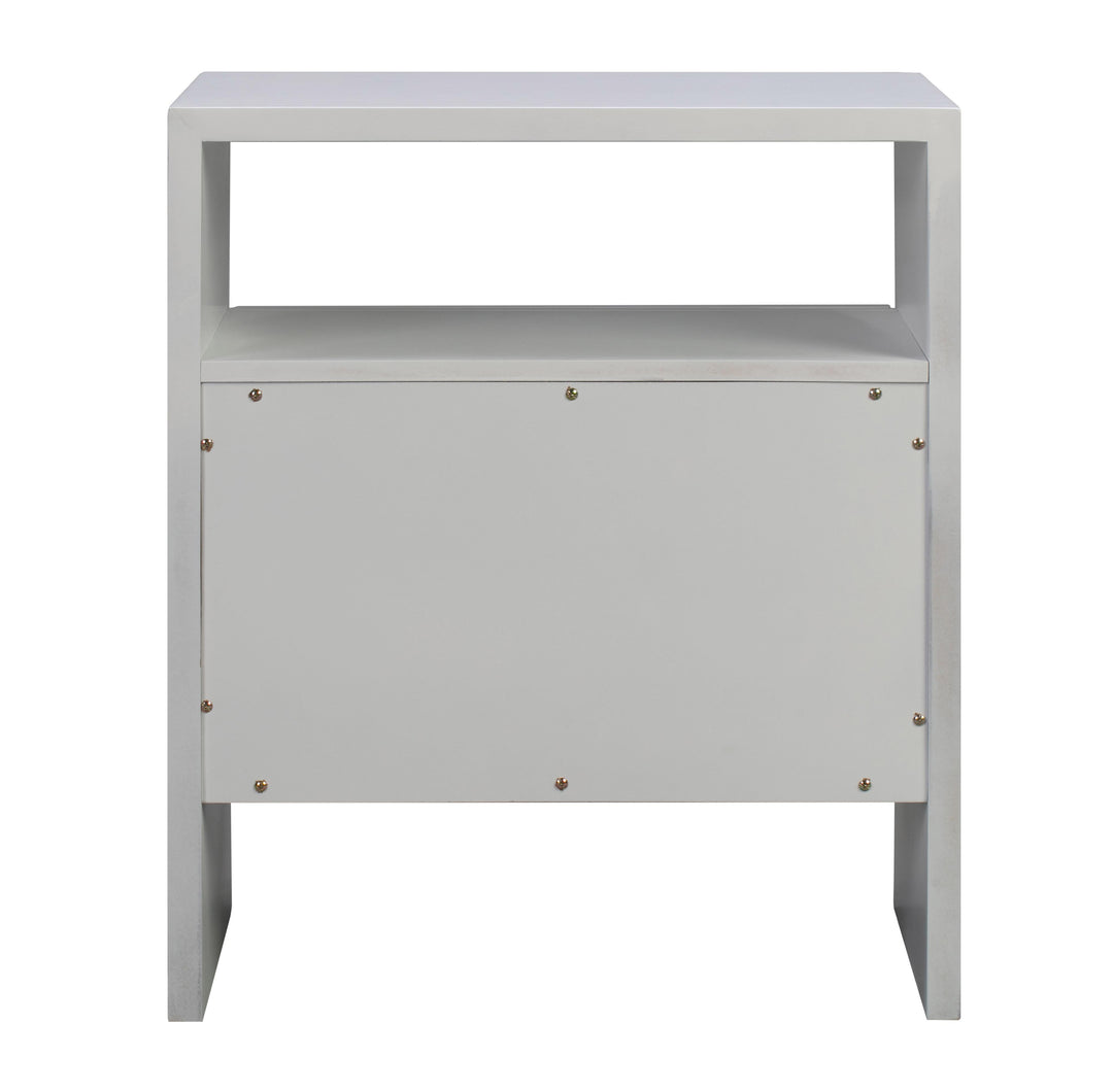 Libre 23" White Nightstand With Drawer
