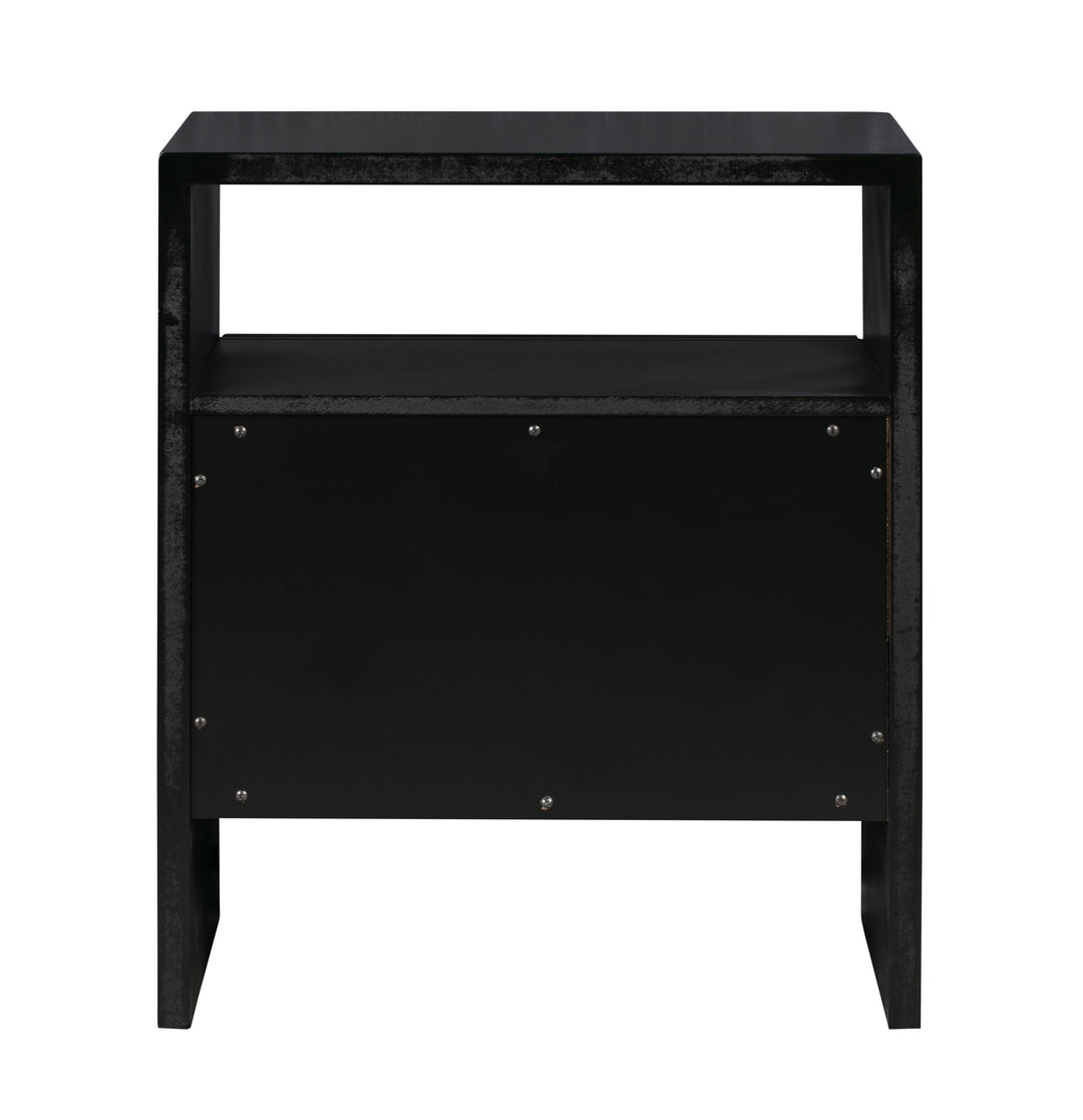 Libre 23" Black Nightstand With Drawer